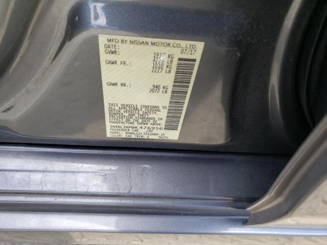 Photo 10 from auction – 2017 NISSAN ALTIMA 2.5 with VIN 1N4AL3AP6HC476956