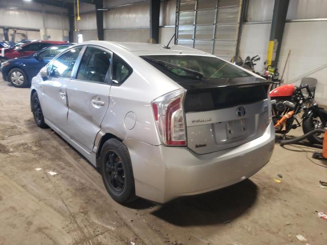 Photo 3 from auction – 2013 TOYOTA PRIUS with VIN JTDKN3DU8D5539080