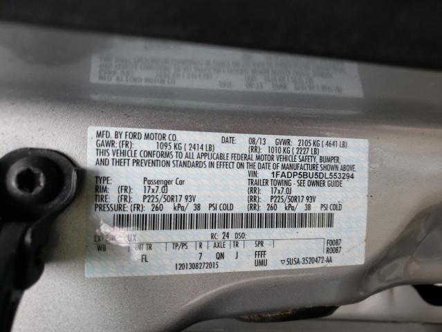 Photo 10 from auction – 2013 FORD C-MAX SEL with VIN 1FADP5BU5DL553294