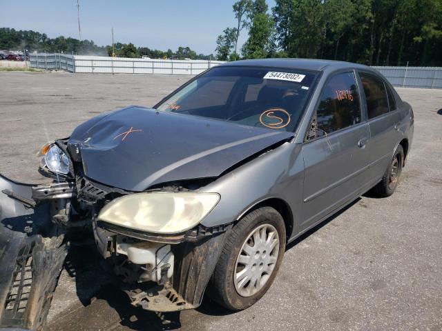 Photo 2 from auction – 2004 HONDA CIVIC LX with VIN 2HGES16534H616092