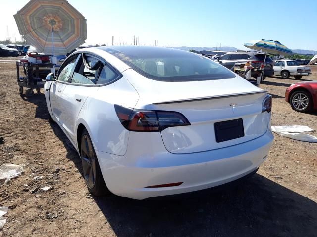 Photo 3 from auction – 2021 TESLA MODEL 3 with VIN 5YJ3E1EA0MF073494