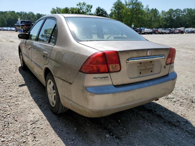 Photo 3 from auction – 2002 HONDA CIVIC LX with VIN 2HGES16592H610424