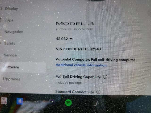 Photo 8 from auction – 2019 TESLA MODEL 3 with VIN 5YJ3E1EAXKF332943