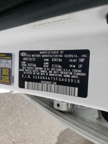 Фото 10 с аукциона – 2015 KIA OPTIMA EX с VIN 5XXGN4A75FG469918