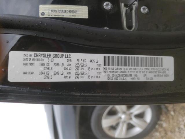 Photo 10 from auction – 2014 JEEP COMPASS LA with VIN 1C4NJCEA5ED650285