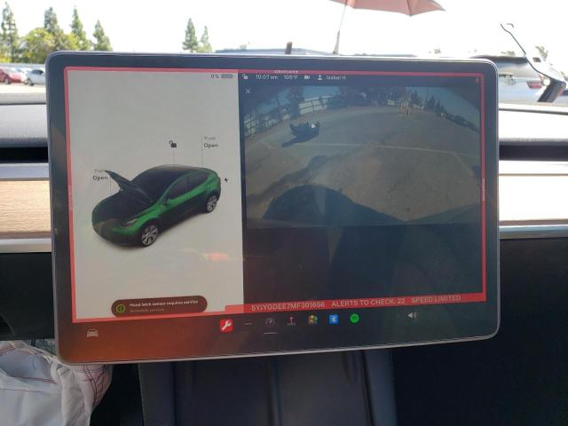Photo 9 from auction – 2021 TESLA MODEL Y with VIN 5YJYGDEE7MF301656