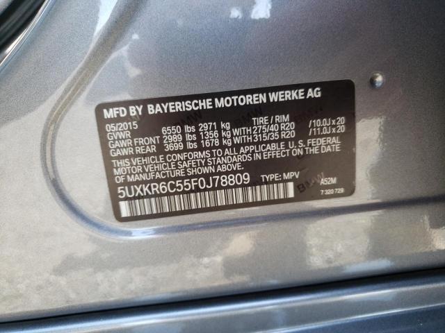 Photo 10 from auction – 2015 BMW X5 XDRIVE5 with VIN 5UXKR6C55F0J78809