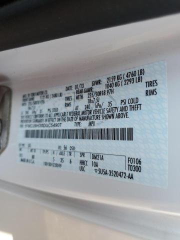Photo 10 from auction – 2013 FORD ESCAPE SEL with VIN 1FMCU9HX0DUC54907