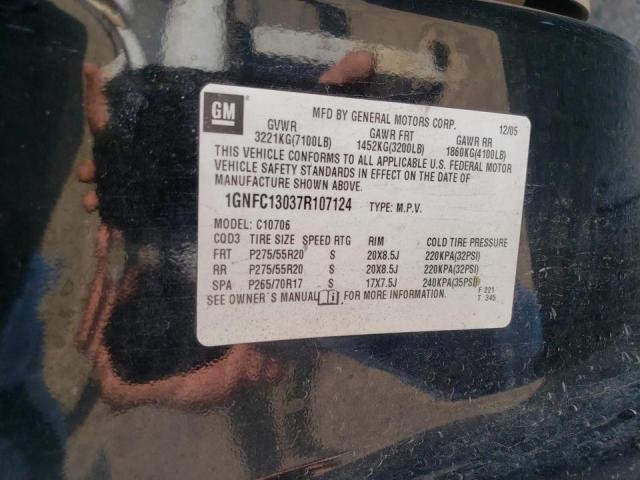 Photo 10 from auction – 2007 CHEVROLET TAHOE C150 with VIN 1GNFC13037R107124