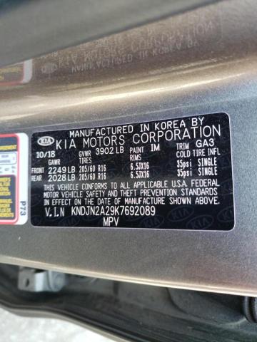 Photo 10 from auction – 2019 KIA SOUL with VIN KNDJN2A29K7692089