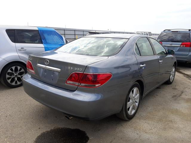 Photo 4 from auction – 2005 LEXUS ES 330 with VIN JTHBA30G055128994