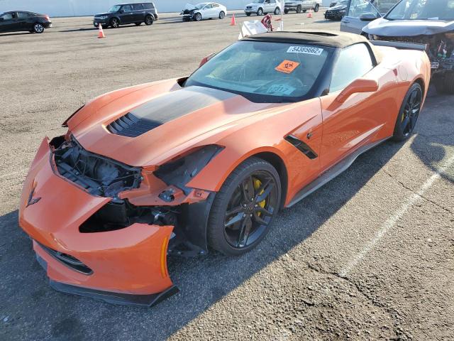 Photo 2 from auction – 2019 CHEVROLET CORVETTE S with VIN 1G1YK3D79K5109688