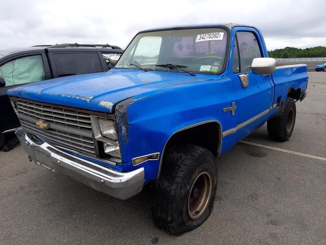Photo 2 from auction – 1983 CHEVROLET K10 with VIN 2GCEK14H9D1162595