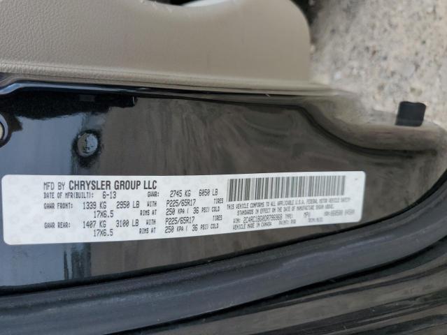 Photo 10 from auction – 2013 CHRYSLER TOWN & COU with VIN 2C4RC1BG0DR796968