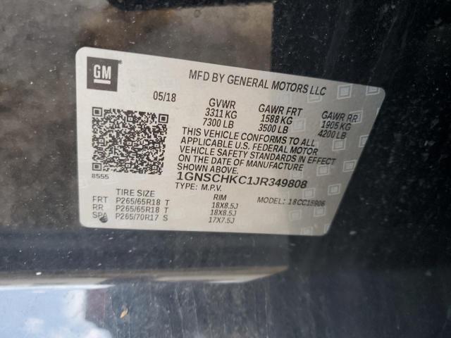 Photo 10 from auction – 2018 CHEVROLET SUBURBAN C with VIN 1GNSCHKC1JR349808