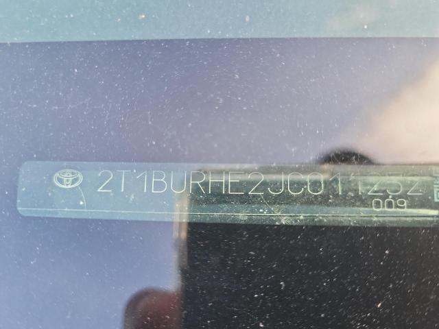 Photo 10 from auction – 2018 TOYOTA COROLLA L with VIN 2T1BURHE2JC011252