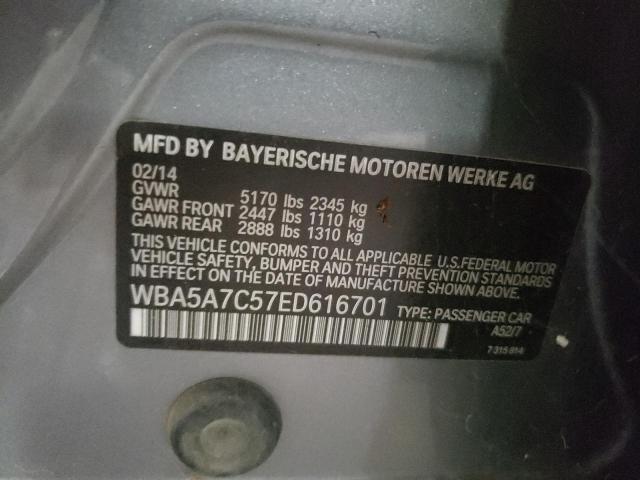 Photo 10 from auction – 2014 BMW 528 XI with VIN WBA5A7C57ED616701