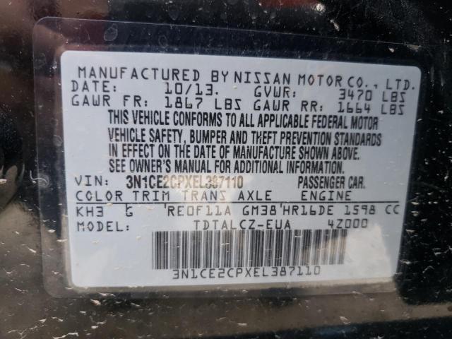 Photo 10 from auction – 2014 NISSAN VERSA NOTE with VIN 3N1CE2CPXEL387110