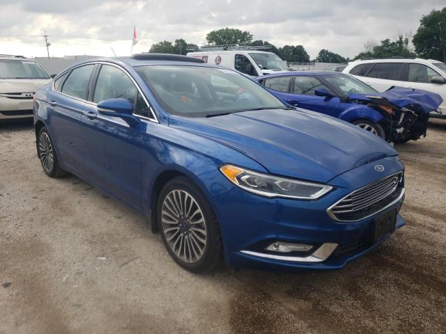 FORD FUSION SE 2017 with VIN 3FA6P0HD5HR135330 - Photo from auction