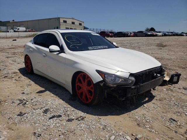 INFINITI Q50 2014 with VIN JN1BV7AP2EM687760 - Photo from auction