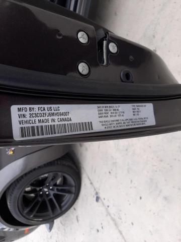 Photo 10 from auction – 2021 DODGE CHALLENGER with VIN 2C3CDZFJ6MH594007