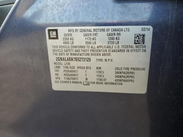 Photo 10 from auction – 2014 CHEVROLET EQUINOX LS with VIN 2GNALAEK7E6273129
