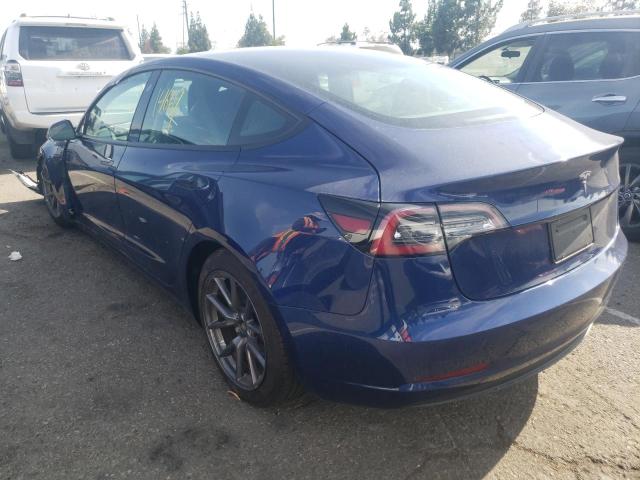 Photo 3 from auction – 2021 TESLA MODEL 3 with VIN 5YJ3E1EA1MF939445