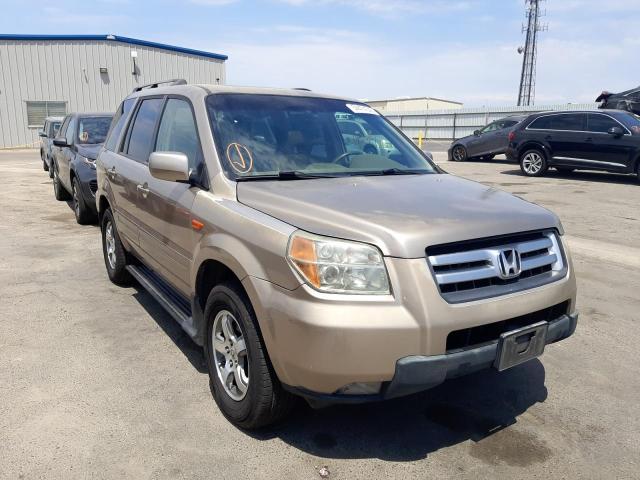 HONDA PILOT EX 2006 with VIN 5FNYF28576B044617 - Photo from auction