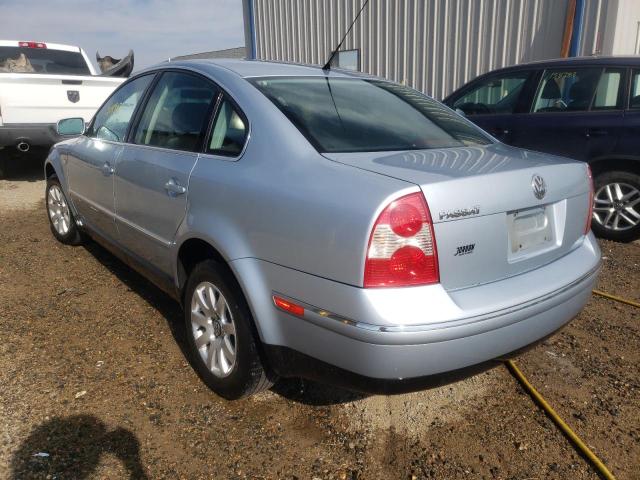 Photo 3 from auction – 2003 VOLKSWAGEN PASSAT GLS with VIN WVWPD63B43P381012