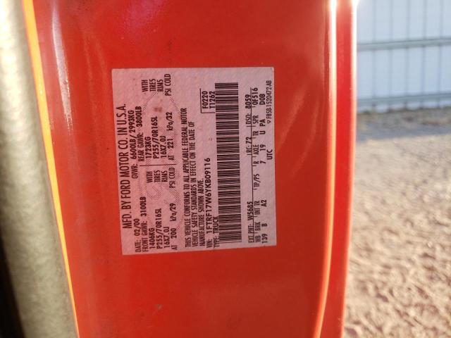 Photo 10 from auction – 2000 FORD F150 with VIN 1FTRF17W6YKB09116