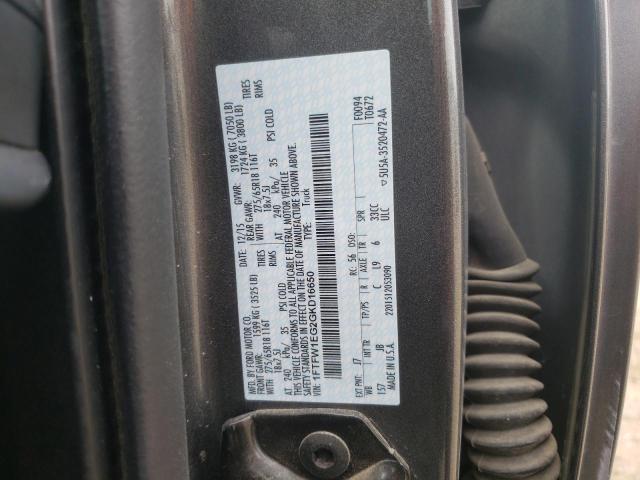 Photo 10 from auction – 2016 FORD F150 SUPER with VIN 1FTFW1EG2GKD16650