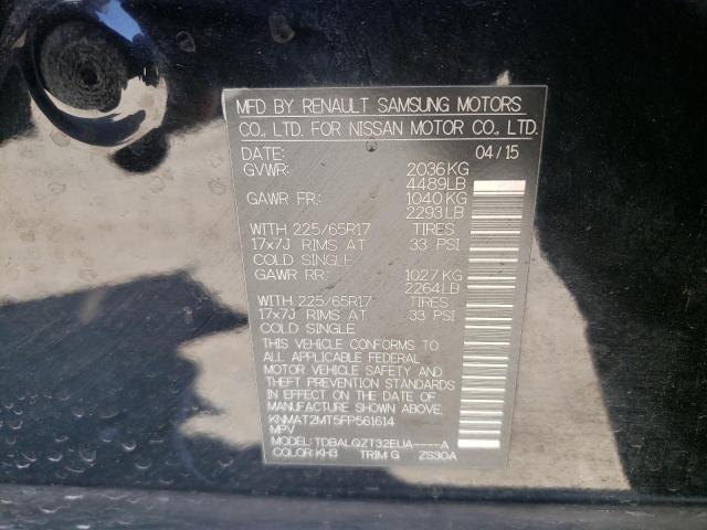 Photo 10 from auction – 2015 NISSAN ROGUE S with VIN KNMAT2MT5FP561614