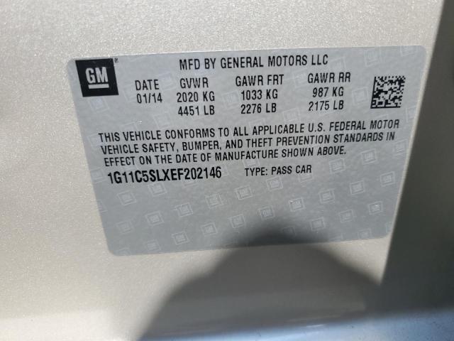 Photo 10 from auction – 2014 CHEVROLET MALIBU 1LT with VIN 1G11C5SLXEF202146