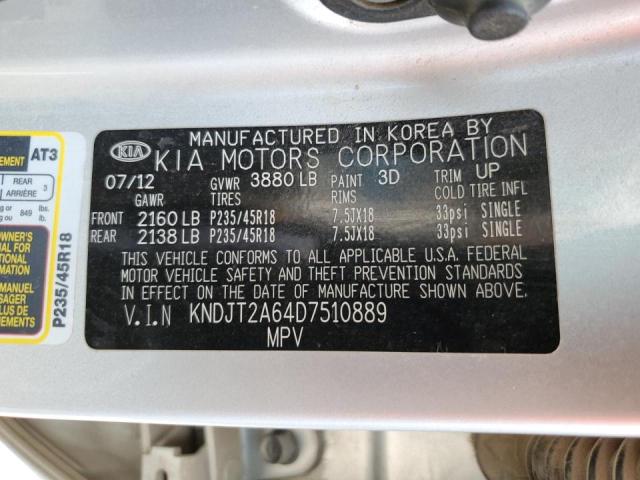 Photo 10 from auction – 2013 KIA SOUL + with VIN KNDJT2A64D7510889