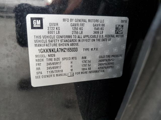 Photo 10 from auction – 2017 GMC ACADIA SLE with VIN 1GKKNKLA7HZ165033