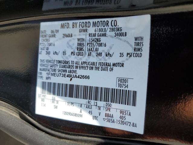 Photo 10 from auction – 2009 FORD EXPLORER X with VIN 1FMEU73E49UA42666