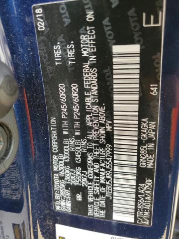 Photo 10 from auction – 2018 TOYOTA 4RUNNER SR with VIN JTEBU5JR9J5547999