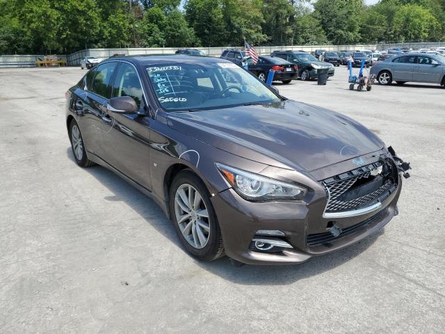 INFINITI Q50 BASE 2014 with VIN JN1BV7AR2EM685282 - Photo from auction