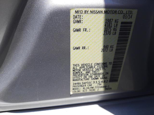 Photo 10 from auction – 2014 NISSAN ALTIMA 3.5 with VIN 1N4BL3AP5EC315482
