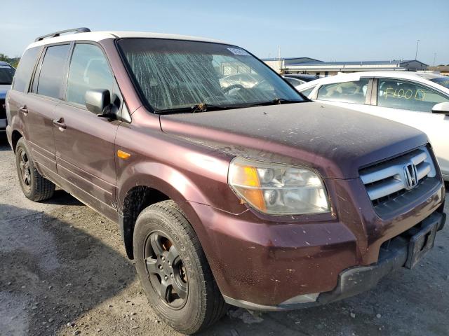 HONDA PILOT EX 2007 with VIN 5FNYF28457B012709 - Photo from auction
