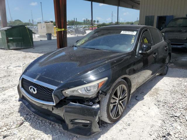Photo 2 from auction – 2015 INFINITI Q50 BASE with VIN JN1BV7AP5FM350341