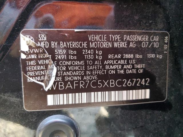 Photo 10 from auction – 2011 BMW 535 I with VIN WBAFR7C5XBC267242