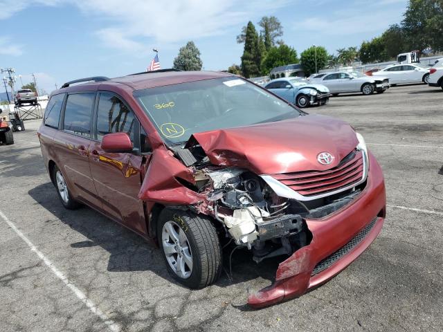 TOYOTA SIENNA LE 2017 with VIN 5TDKZ3DC7HS792175 - Photo from auction