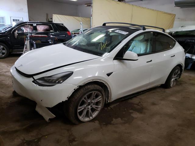 Photo 2 from auction – 2021 TESLA MODEL Y with VIN 5YJYGDEE7MF087963