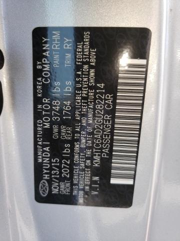 Photo 10 from auction – 2016 HYUNDAI VELOSTER with VIN KMHTC6AD2GU282214
