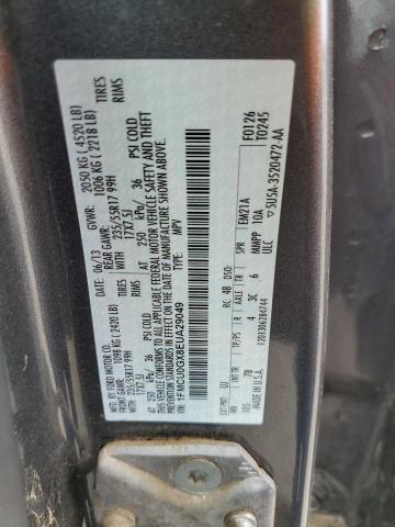 Photo 10 from auction – 2014 FORD ESCAPE SE with VIN 1FMCU0GX8EUA29049