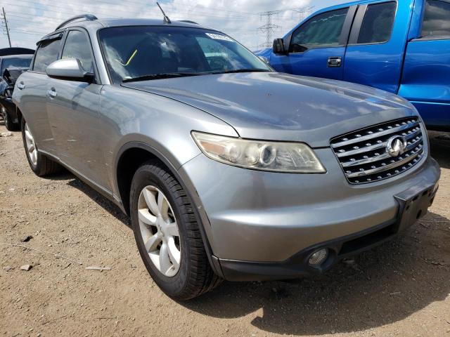 INFINITI FX35 2005 with VIN JNRAS08W25X204529 - Photo from auction