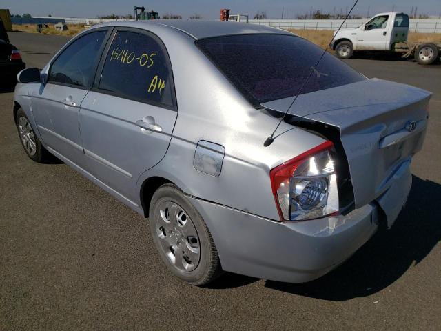 Photo 3 from auction – 2005 KIA SPECTRA LX with VIN KNAFE122455123162