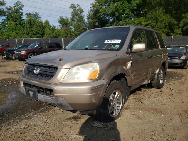 Photo 2 from auction – 2004 HONDA PILOT EXL with VIN 2HKYF18514H507313