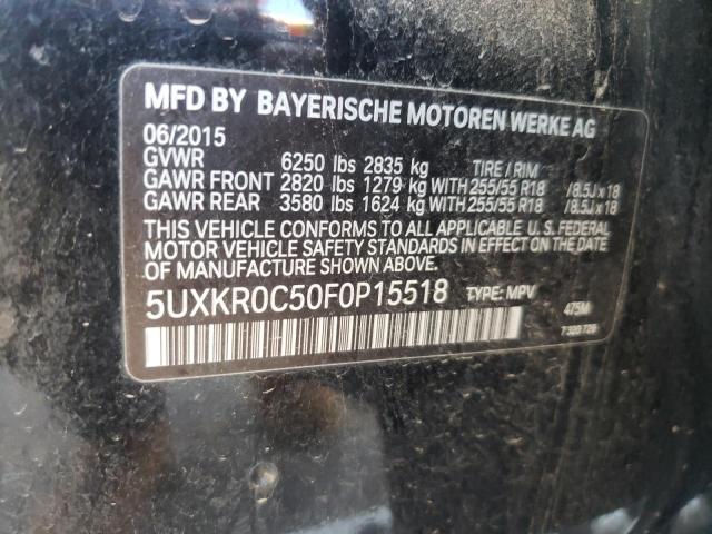 Photo 10 from auction – 2015 BMW X5 XDRIVE3 with VIN 5UXKR0C50F0P15518